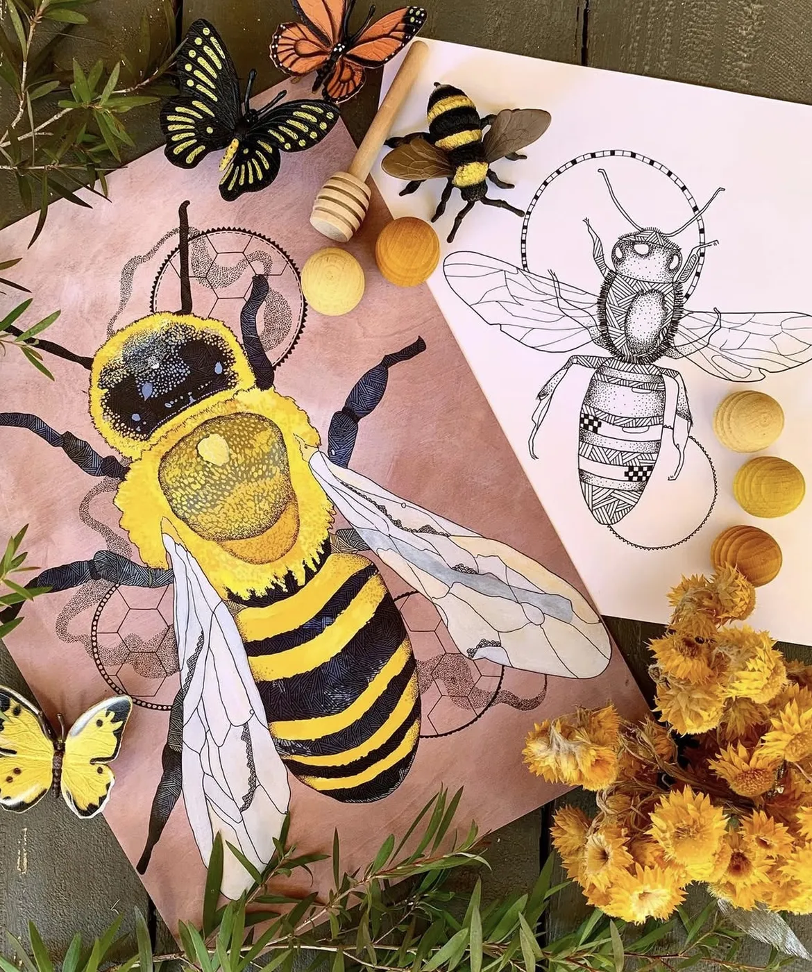 Additional artwork from Walking in the Wild