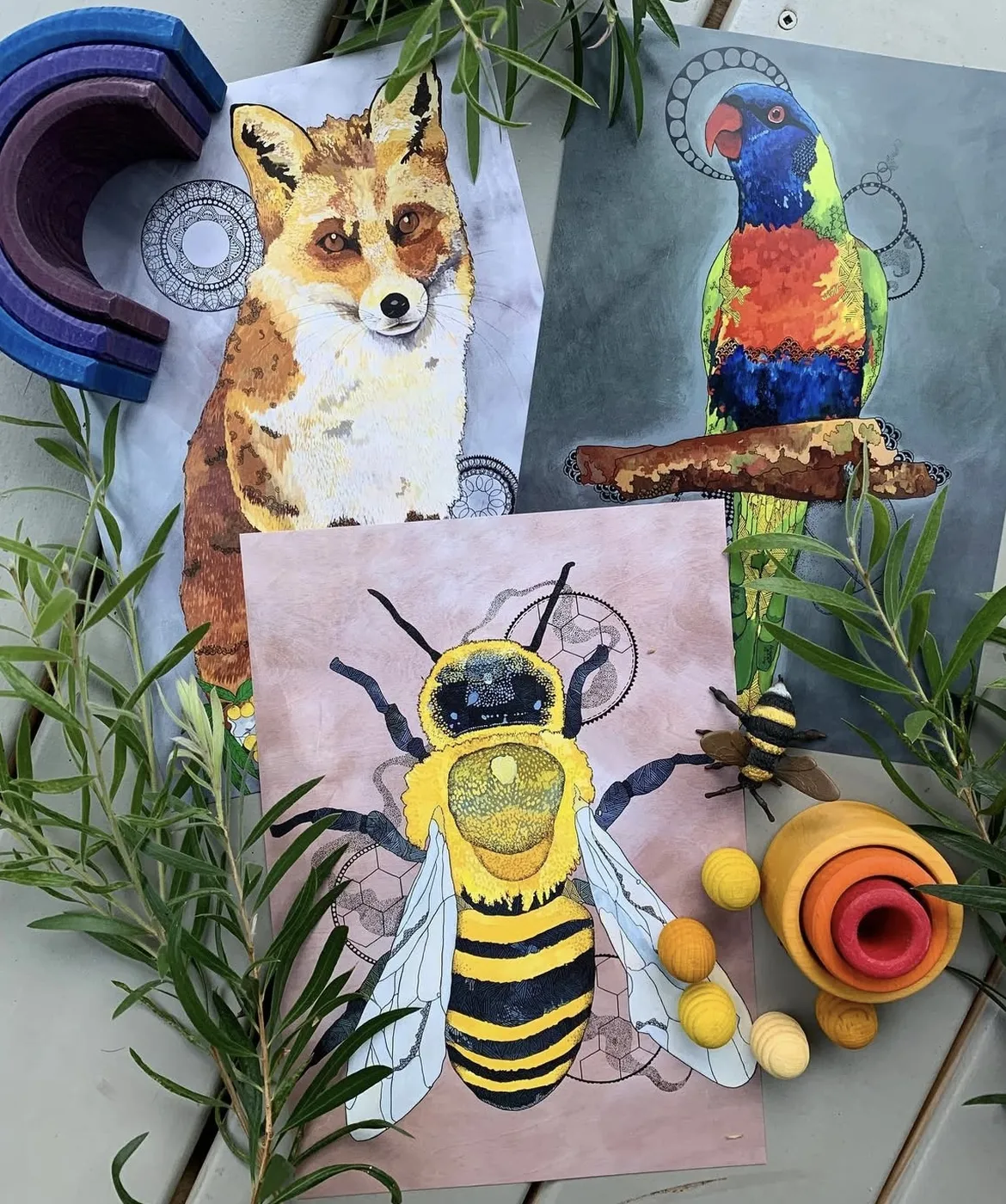 Additional artwork from Walking in the Wild