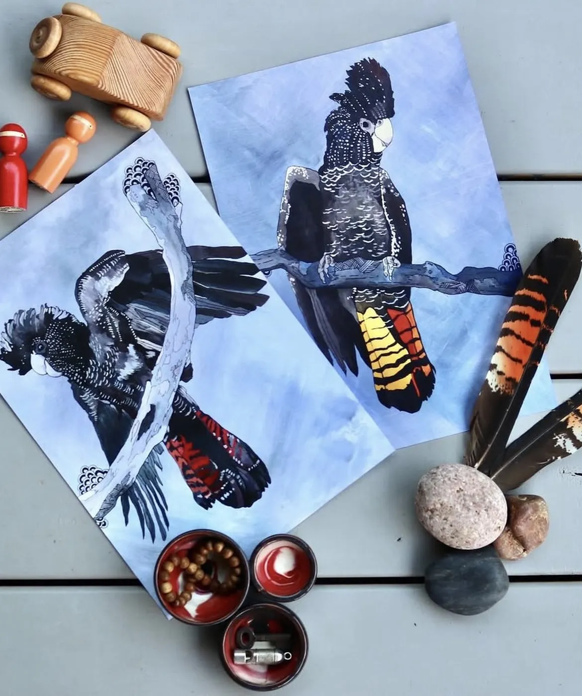 Additional artwork from Walking in the Wild